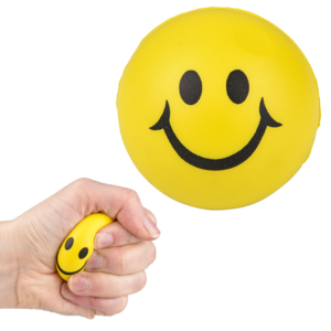 Smiley Face Stress Ball 2In