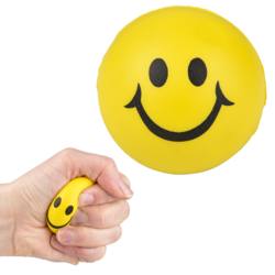 Smiley Face Stress Ball 2In