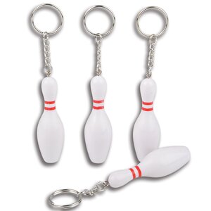 Bowling Pin Keychain 3In