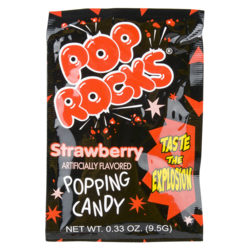 P- Pop Rocks Strawberry .33Oz