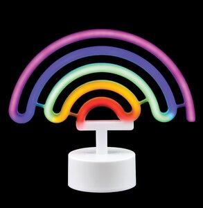 Neon Rainbow Light 8In