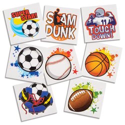 Sports Tattoos 2In Asmt