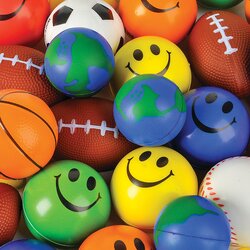 Stress Ball 2-3In Asmt