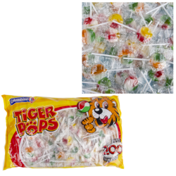 P- Bulk Tiger Pops 200Ct 4.4Lb