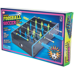 Neon Tabletop Foosball Game