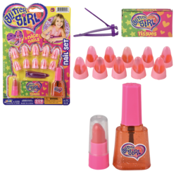 Glitter Girl Nails Set