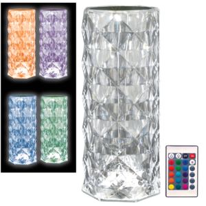 Jewel Color Change Lamp 8.5In