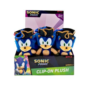 Sonic Prime S2 6In Plush Clip
