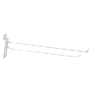 Slatwall Hook 10In White