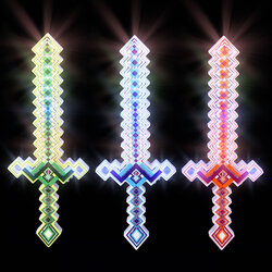 Light Up Pixel Dagger 15In Asm