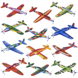 Flying Plane Gliders 8In Asmt