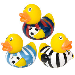 Rubber Ducky Soccer 2In Asmt