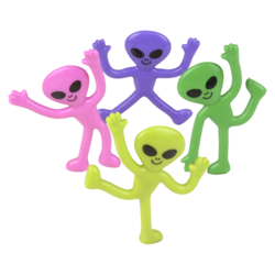 Mini Bendable Alien 2.25In