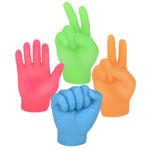 Neon Mini Hand Finger Puppet A