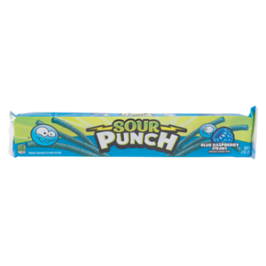 P- Sour Punch Straws Blue Rasp