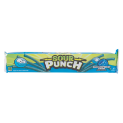 P- Sour Punch Straws Blue Rasp