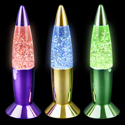 Glitter Rocket Light 7In Asmt