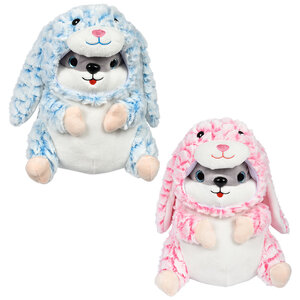 Bunny Costume Hamster 10In Asm