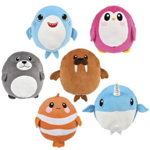 Reversible Sealife 15In Asmt