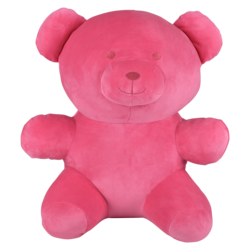 Marshmallow Neon Bear 18In Asm