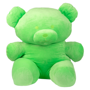 Marshmallow Neon Bear 36In Asm