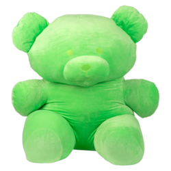 Marshmallow Neon Bear 36In Asm