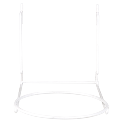 Wire Ball Holder 6In White